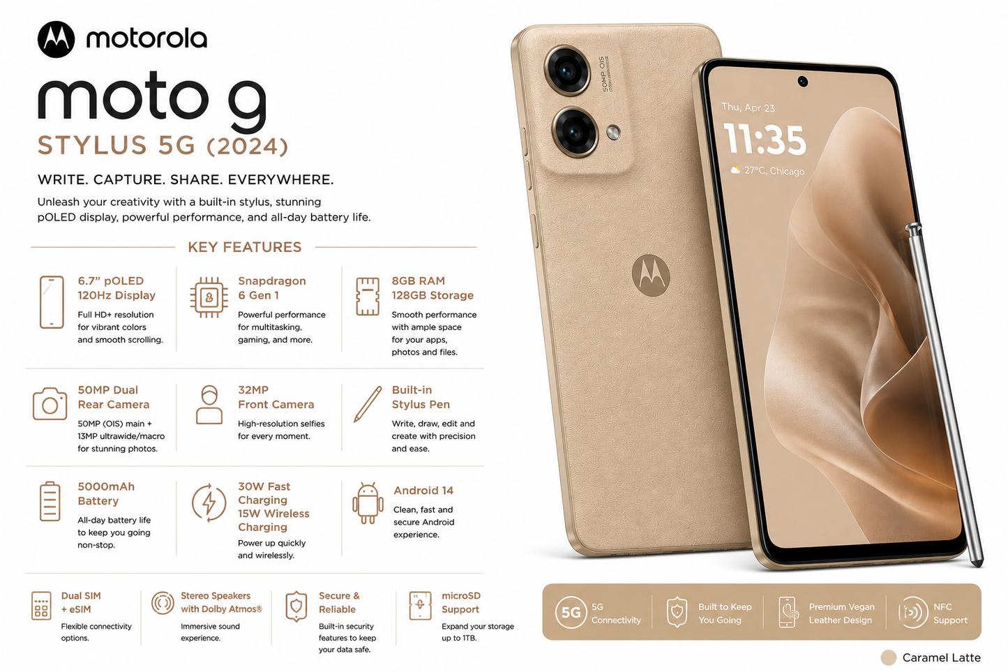 Motorola Moto G Stylus 5G (2024)